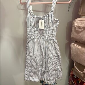 Elegant Striped Sleeveless Romper